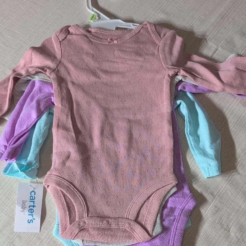 Carter's Long Sleeve Baby Girl Bodysuits